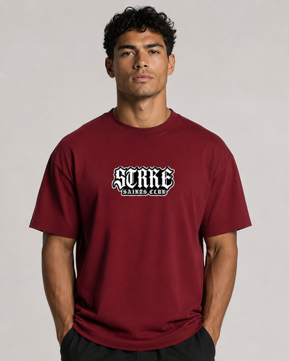 STRKE Saints Club Oversized Tee