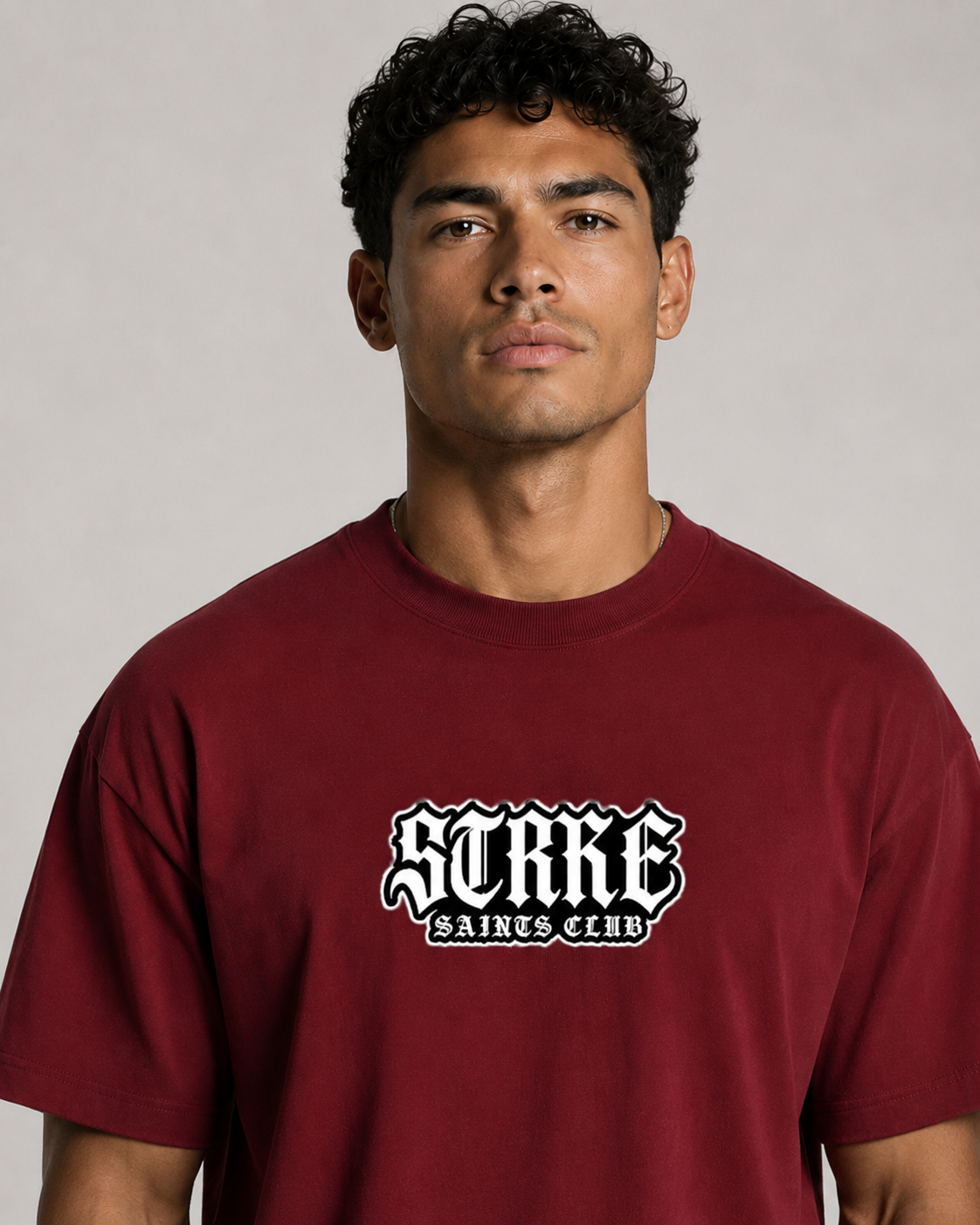 STRKE Saints Club Oversized Tee