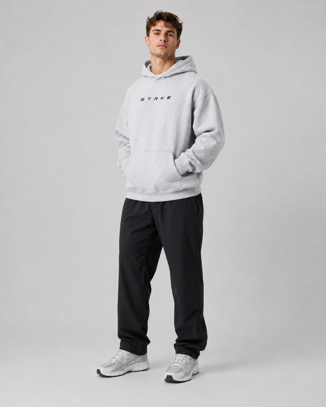 STRKE Athletic Hoodie - Black Logo