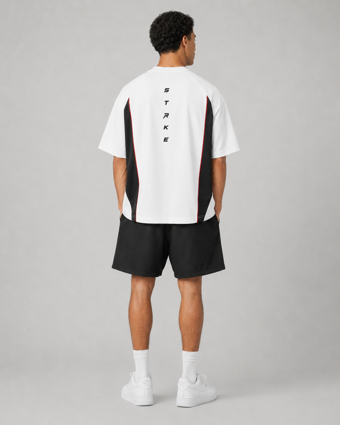 STRKE Oversized Essential White Tee
