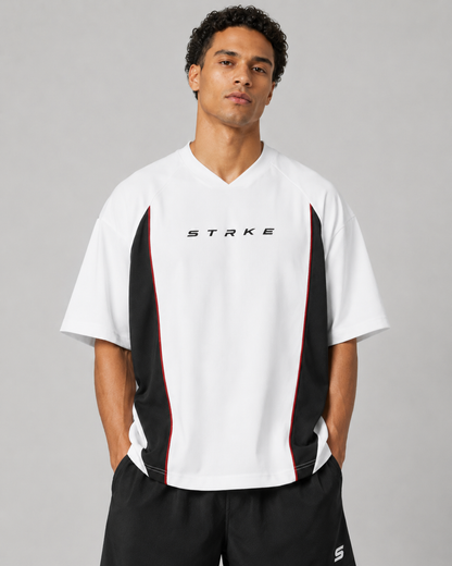 STRKE Oversized Essential White Tee