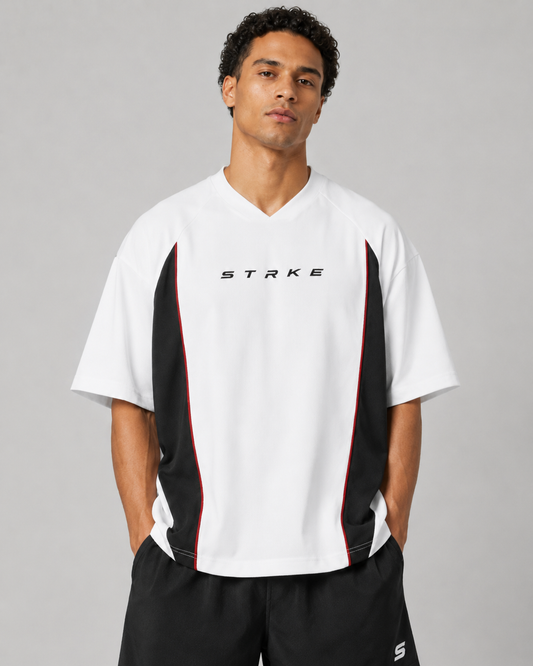 STRKE Oversized Essential White Tee