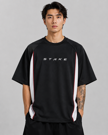 STRKE Oversized Essential Black Tee
