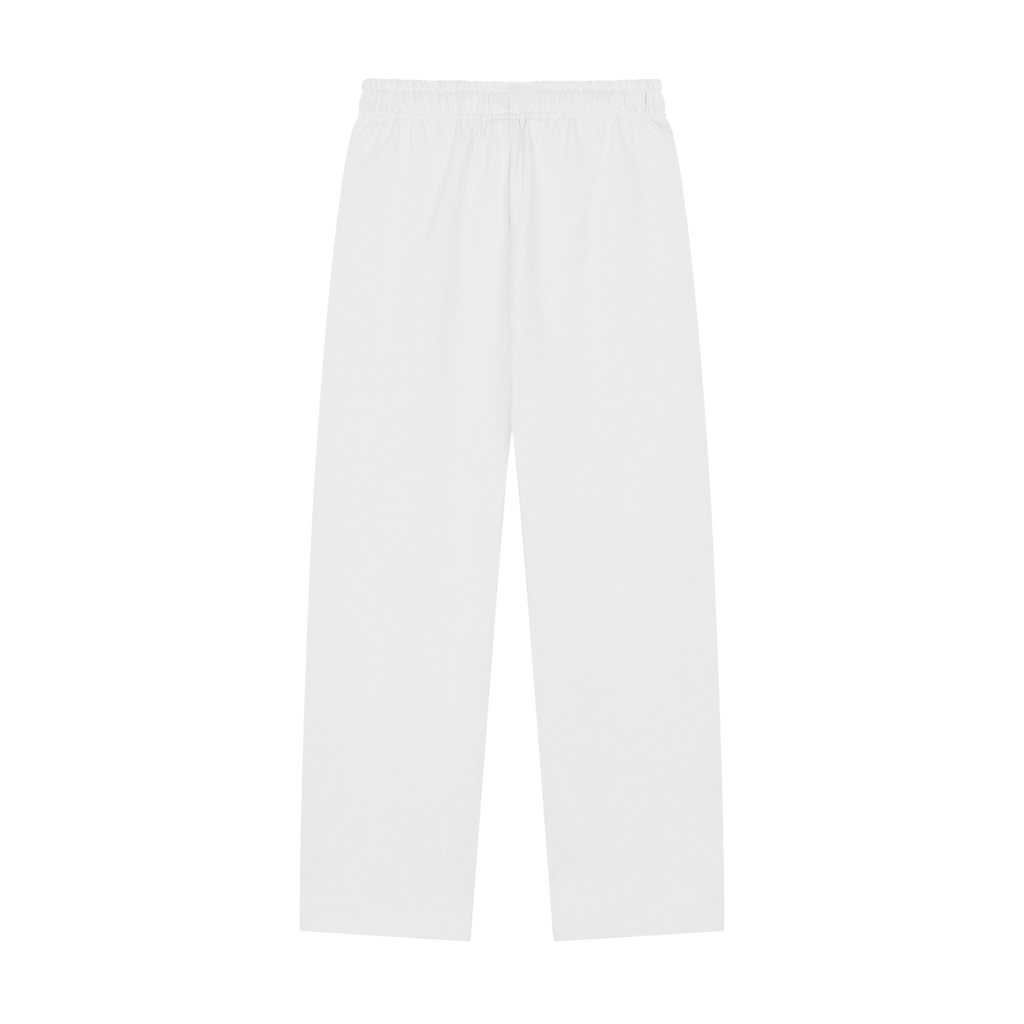 Solid Color Straight-Leg Sweatpants (Light)