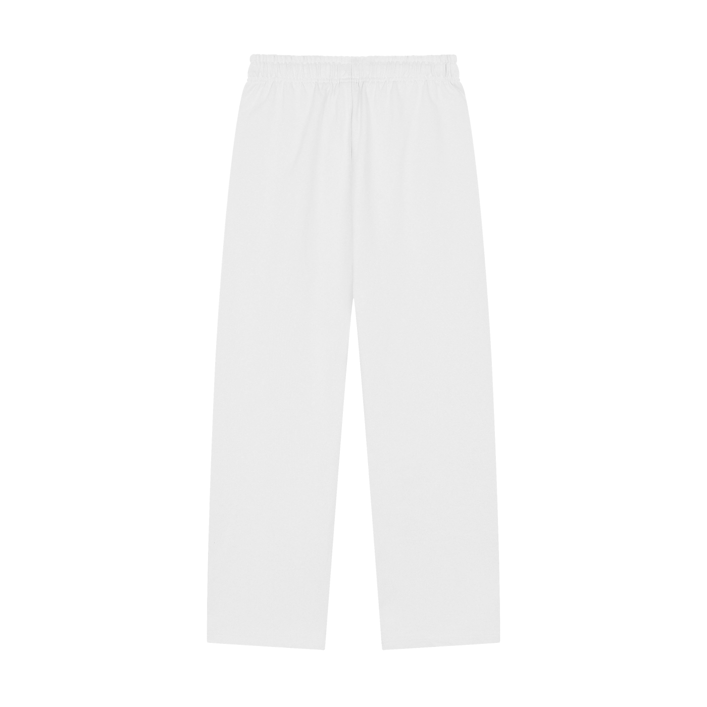 Solid Color Straight-Leg Sweatpants (Light)