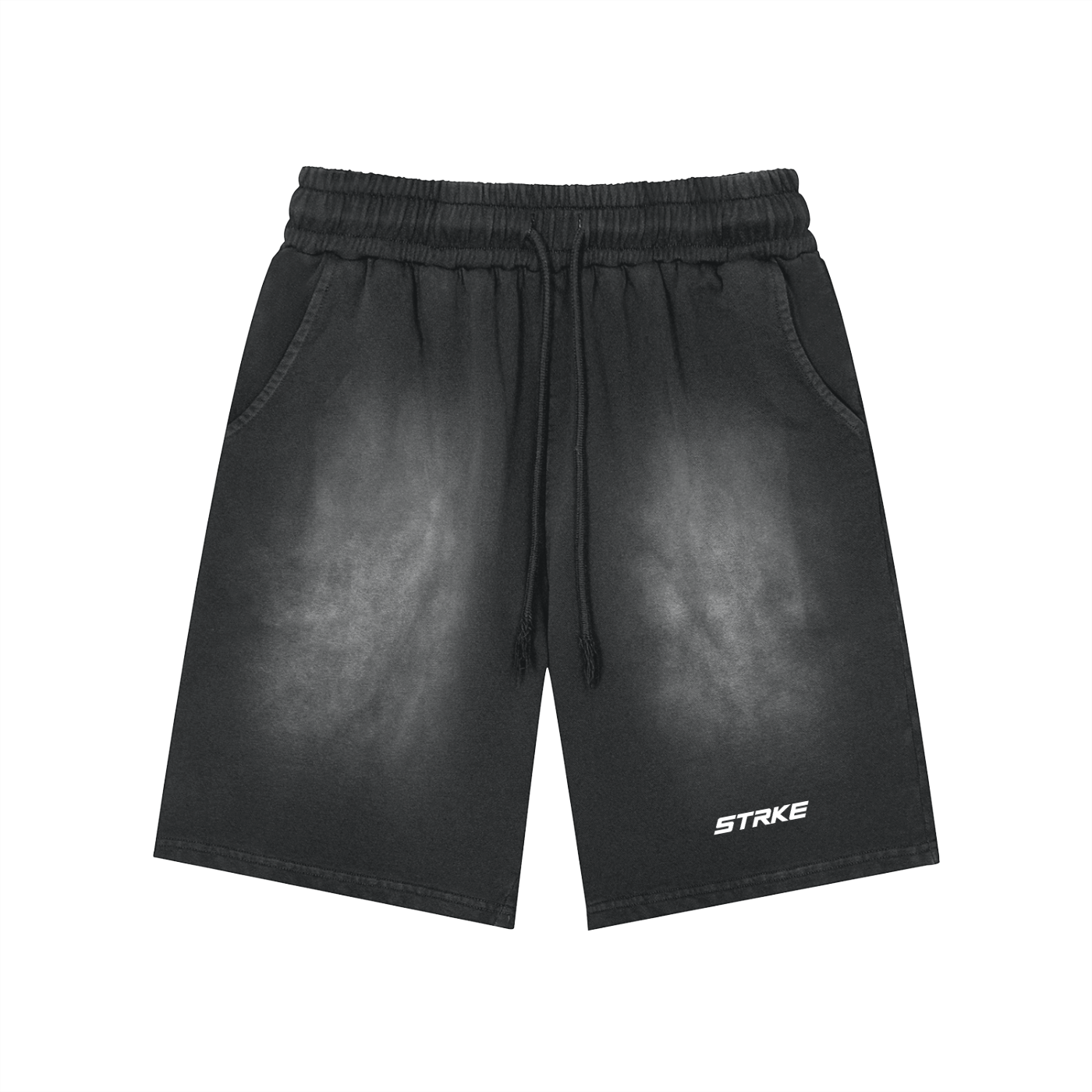 Washed Oversized Athletic Shorts