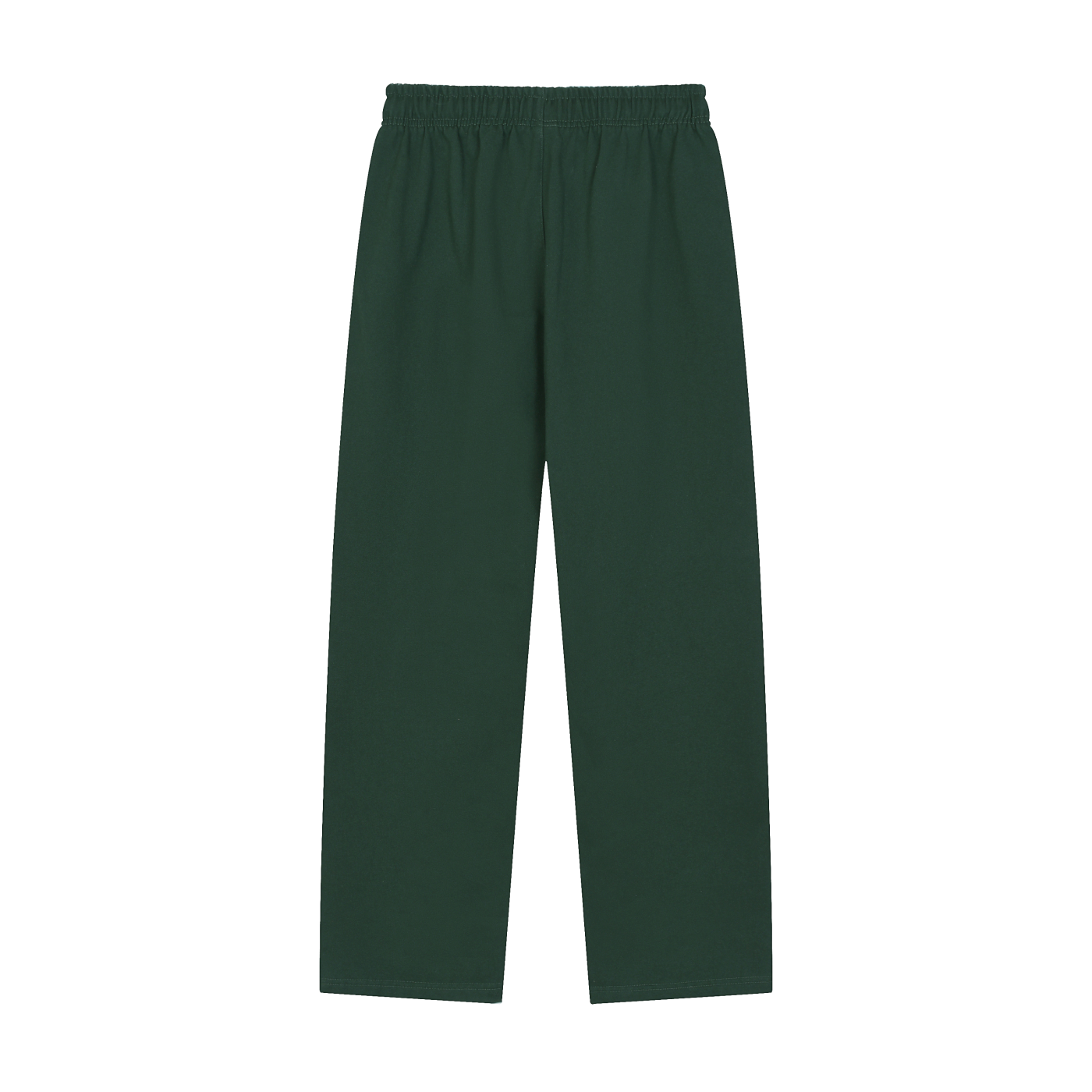 Solid Color Straight-Leg Sweatpants (Light)