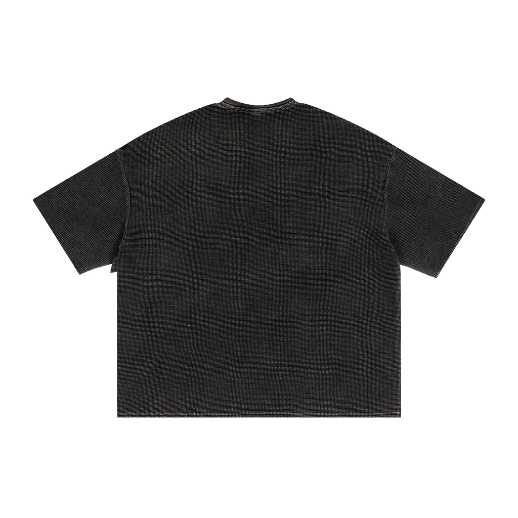 Waffle Knit Oversized Tee