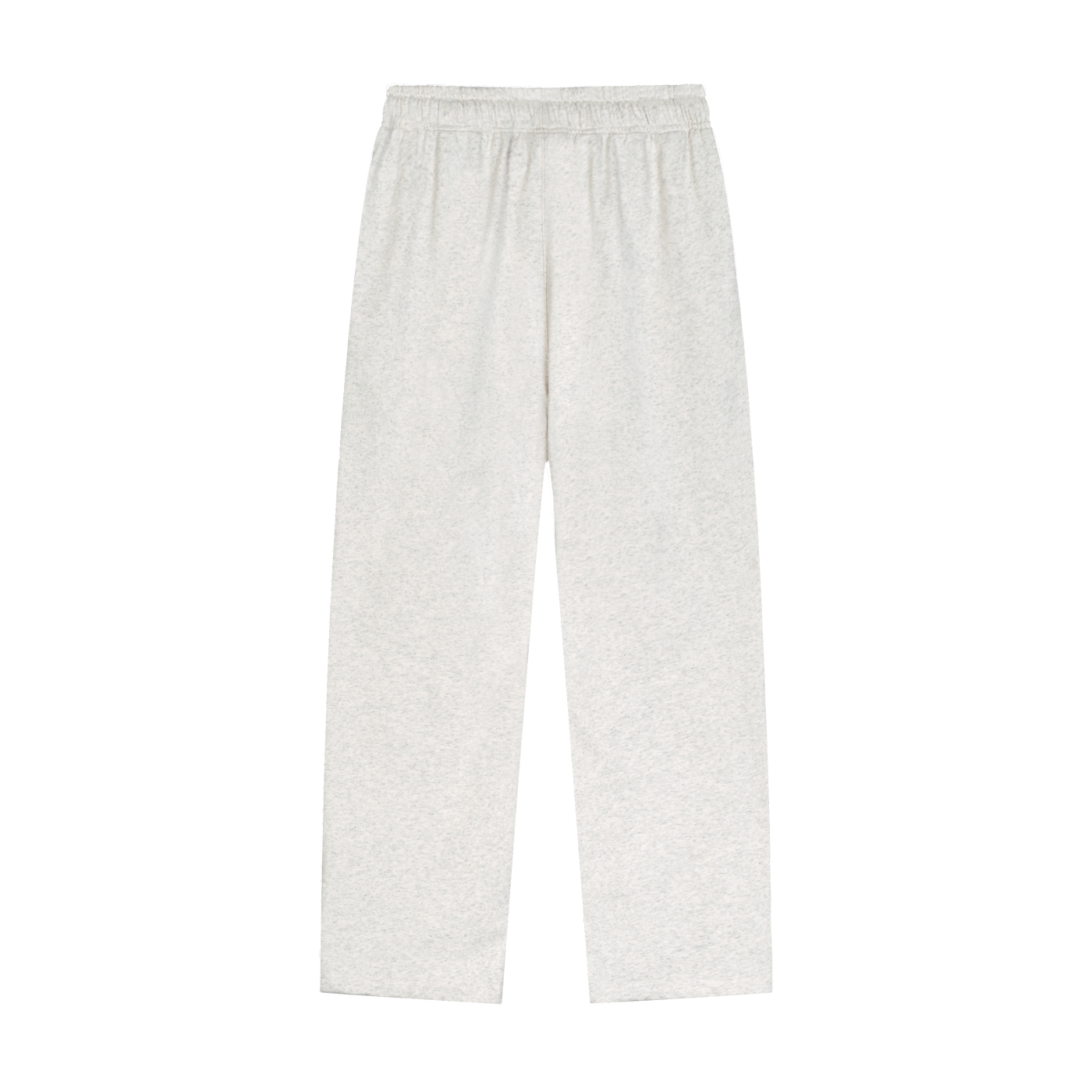 Solid Color Straight-Leg Sweatpants (Light)