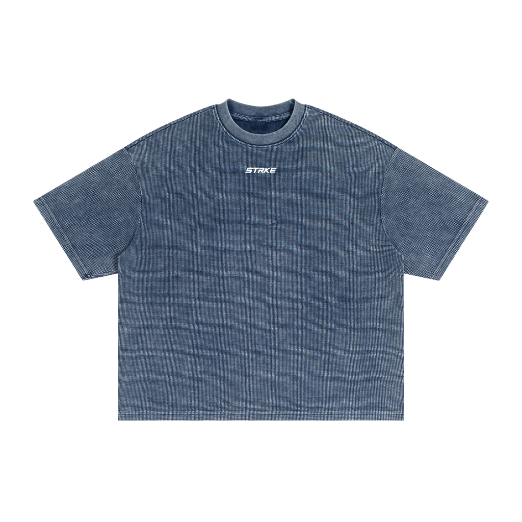 Waffle Knit Oversized Tee