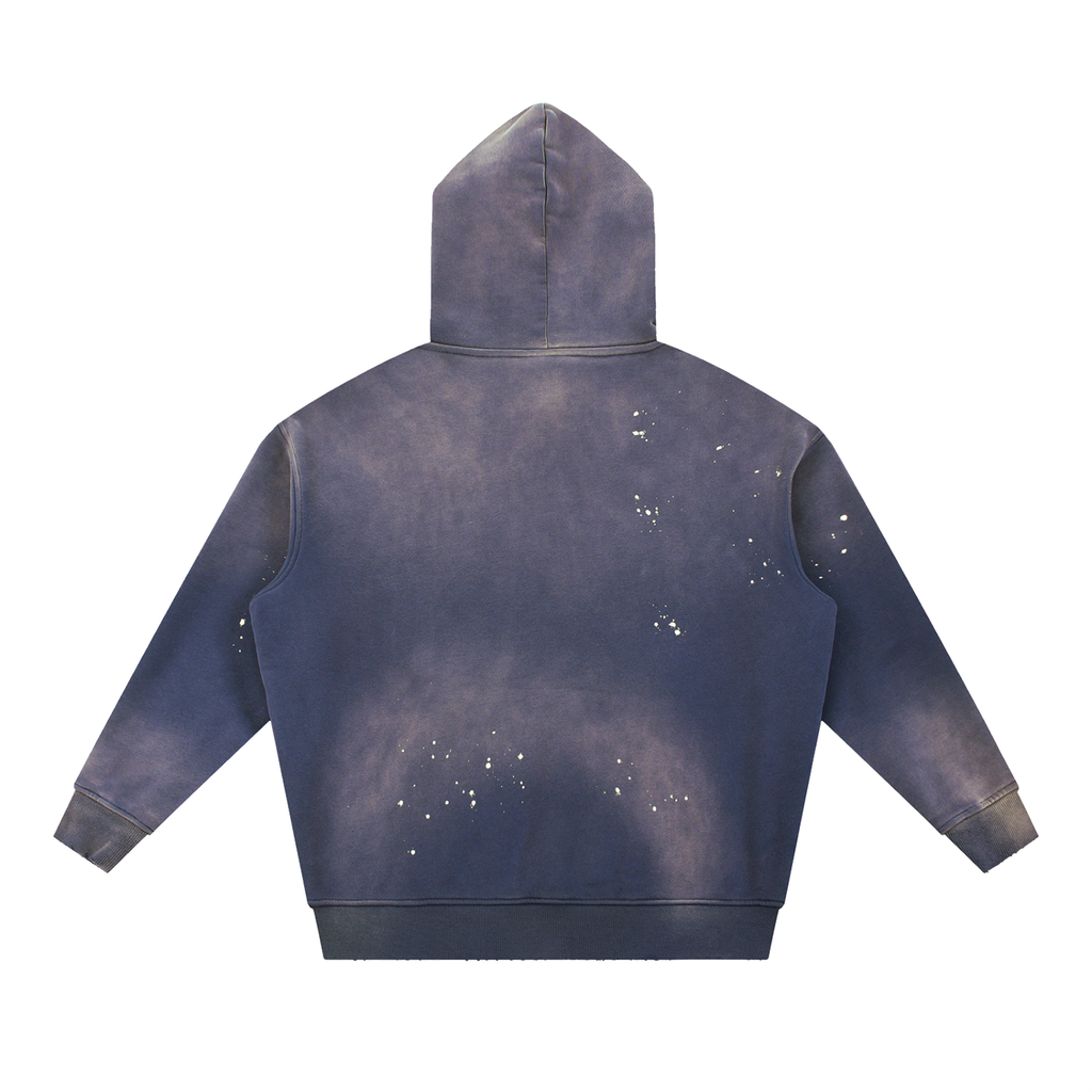 Sun Washed Frayed Hoodie