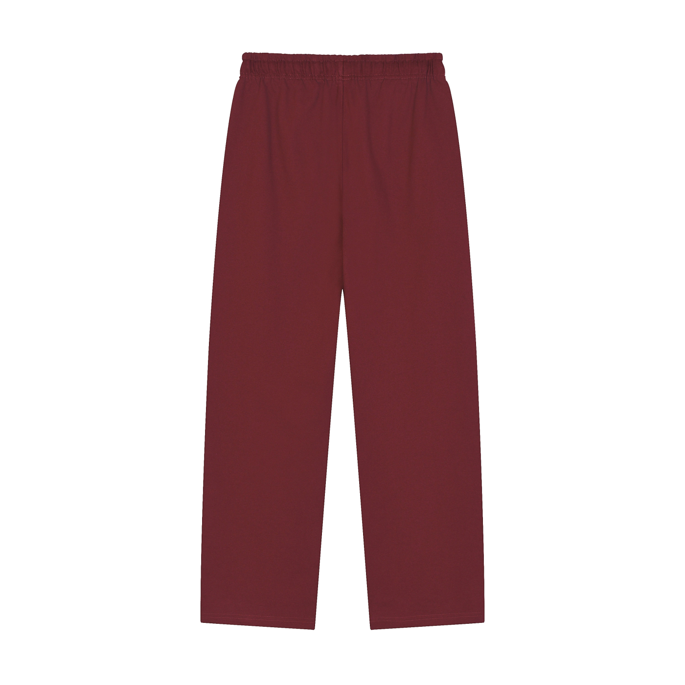 Solid Color Straight-Leg Sweatpants (Dark)
