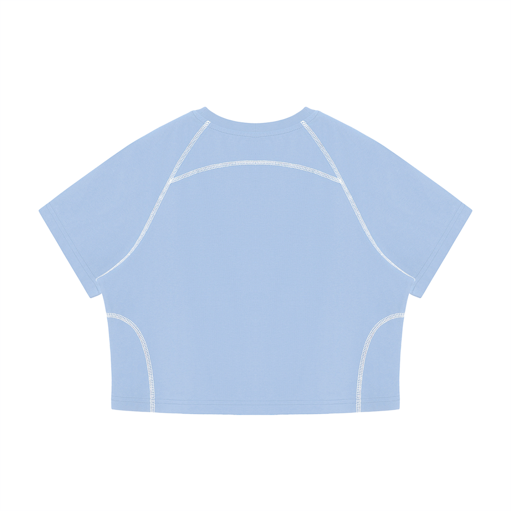 Minimalistic Womens Cropped Atheltic Top (Dark)