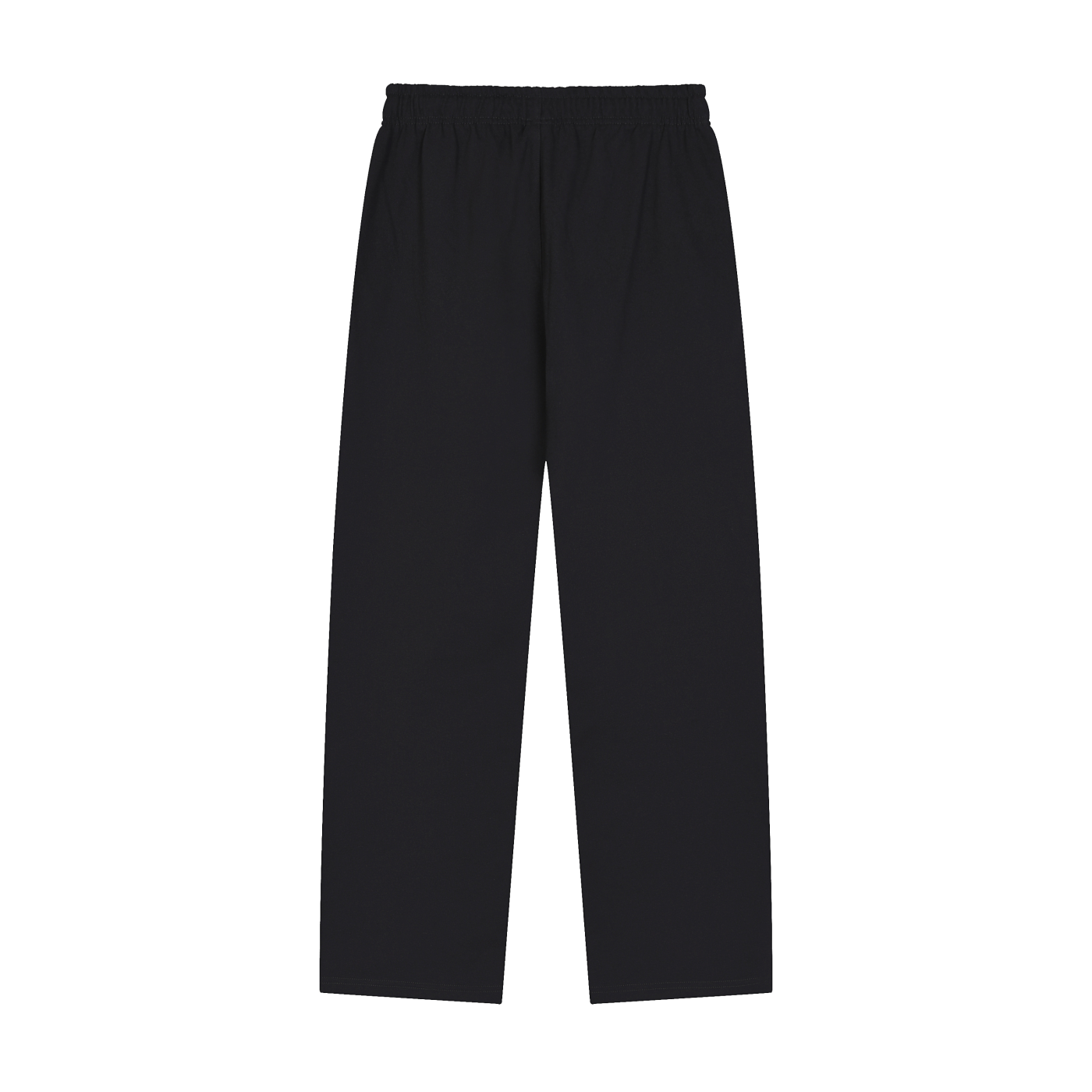 Solid Color Straight-Leg Sweatpants (Dark)