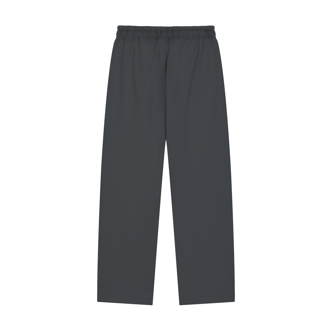 Solid Color Straight-Leg Sweatpants (Dark)
