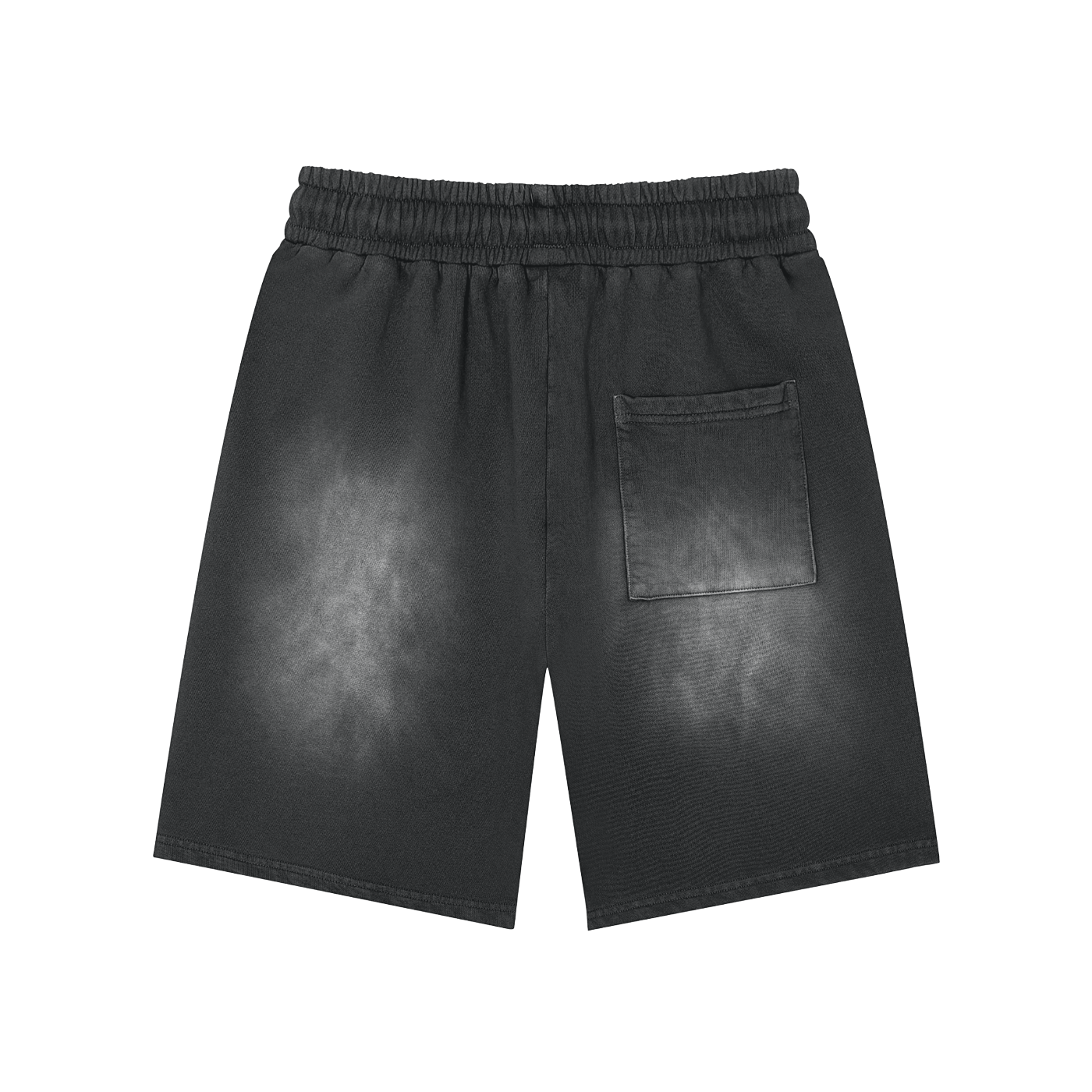Washed Oversized Athletic Shorts